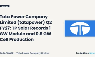 Tata Power Company Limited Tatapower Q2 FY27 TP Solar