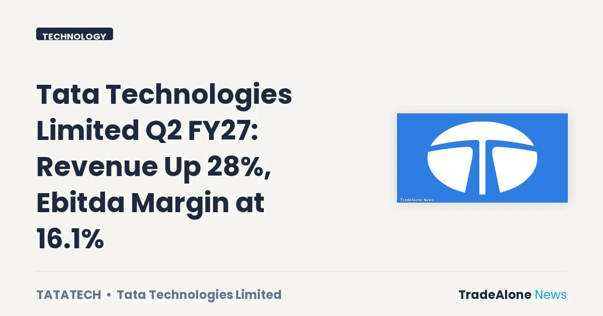 Tata Technologies Limited Q2 FY27 Results