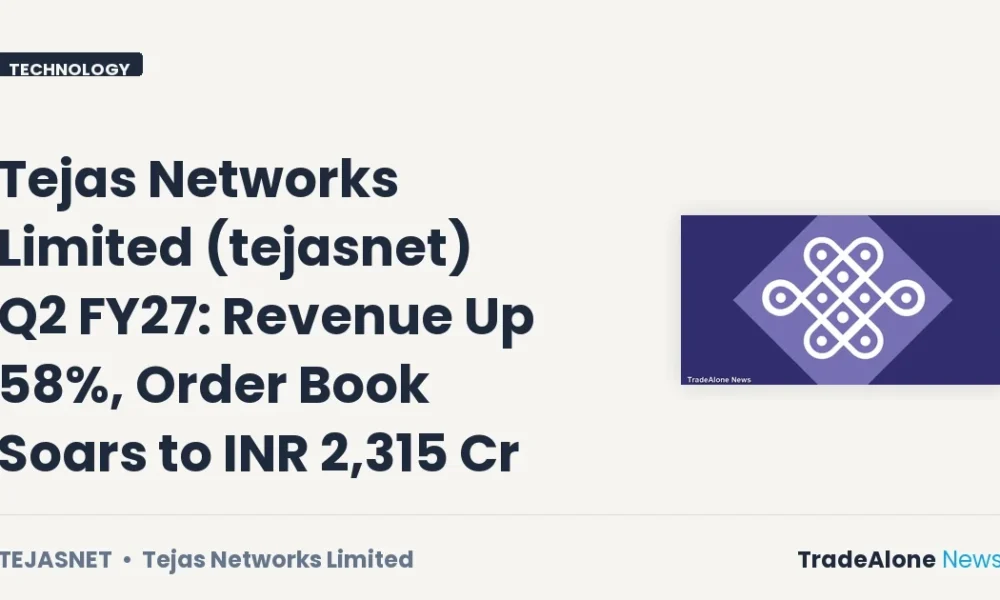 Tejas Networks Limited Tejasnet Q2 FY27 Results