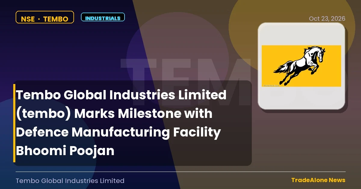 Tembo Global Industries Limited NSE TEMBO Defence Facility Poojan