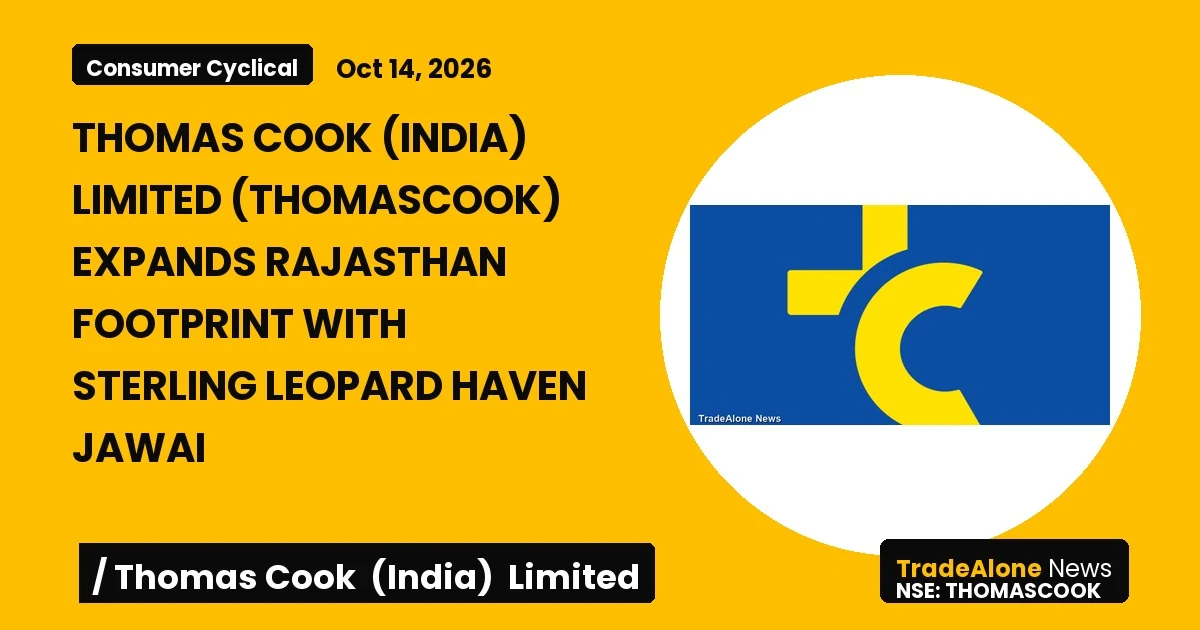 Thomas Cook (india) Limited Thomascook Q4 FY26 Event