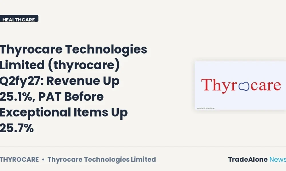 Thyrocare Technologies Limited Thyrocare Q2fy27 Results