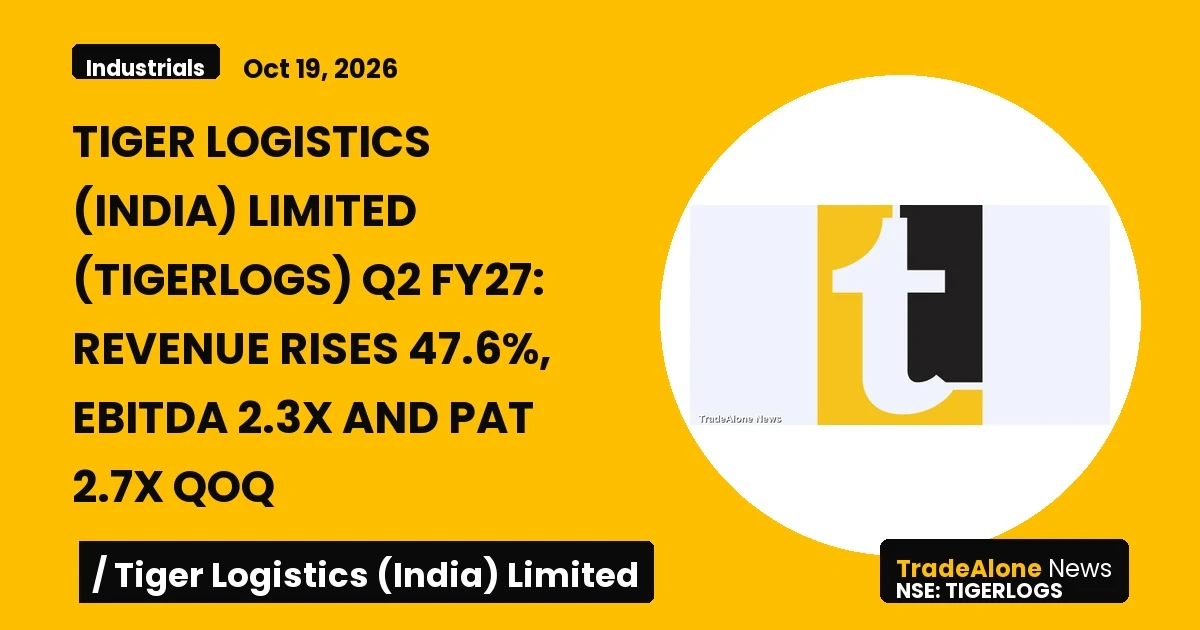 Tiger Logistics (india) Limited Q2 FY27 Results