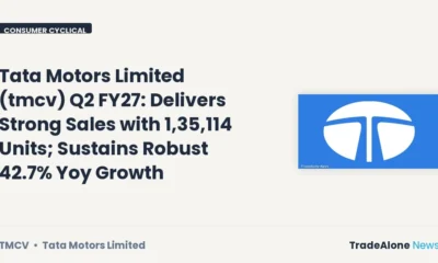 Tata Motors Limited TMCV Q2 FY27 Sales Growth