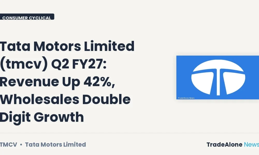 Tata Motors Limited TMCV Q2 FY27 Results