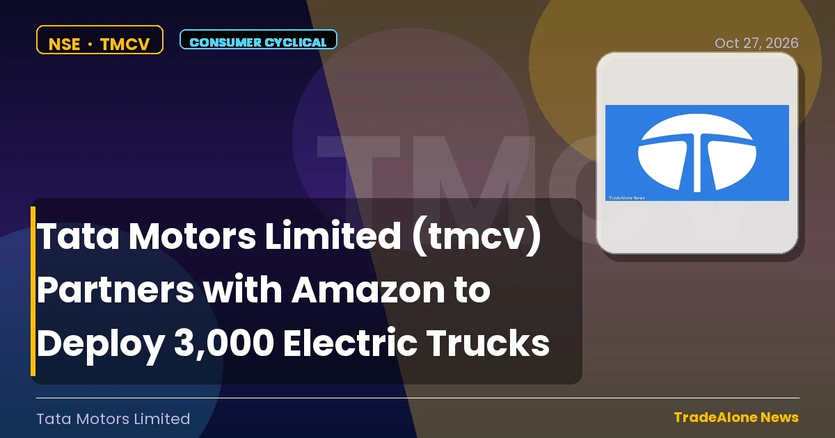 Tata Motors TMCV October 2026 Electric Trucks