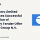 Tata Motors Limited TMCV Tender Offer October 2026