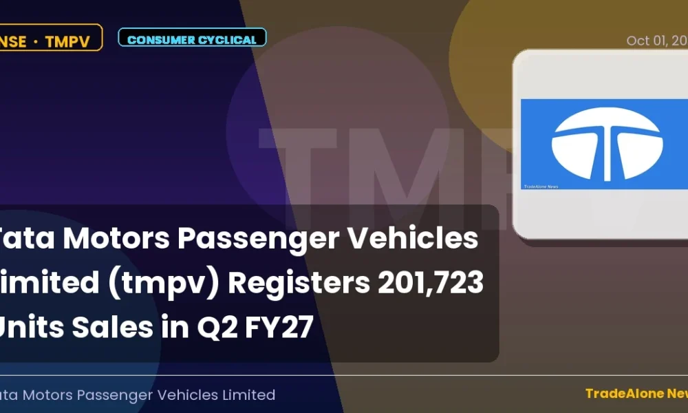 Tata Motors Passenger Vehicles Limited TMPV Q2 FY27 Sales