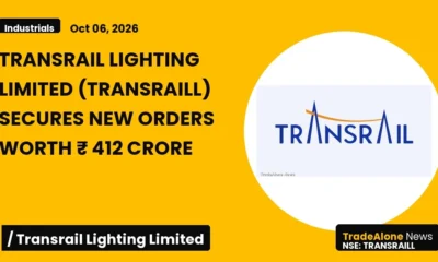 Transrail Lighting Limited Transraill New Orders October 2026
