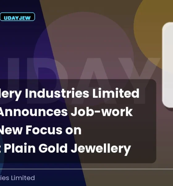 Uday Jewellery Industries Limited NSE Udayjew October 2026 Business Update