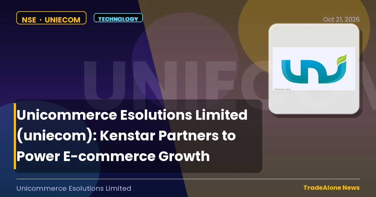 Unicommerce Esolutions Limited NSE Uniecom Partnership