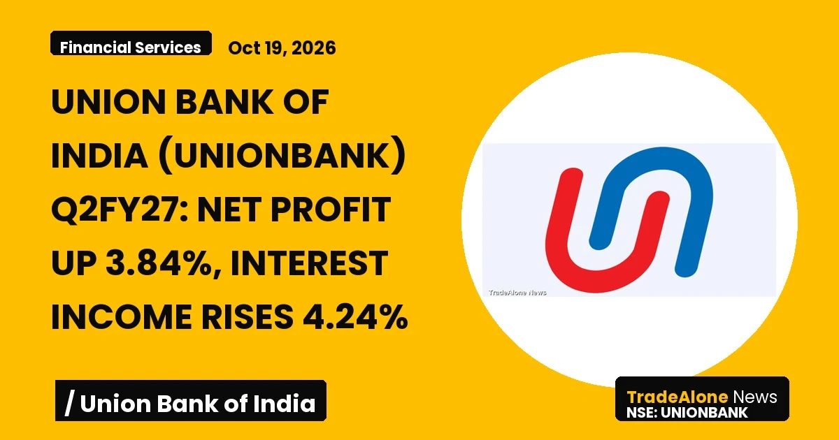 Union Bank of India Unionbank Q2fy27 Results