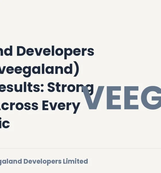 Veegaland Developers Limited Veegaland Q1 FY27 Results