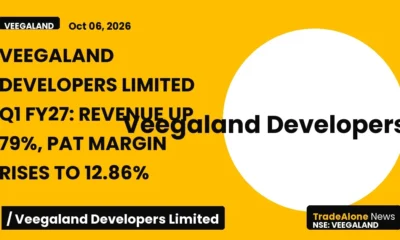 Veegaland Developers Limited Veegaland Q1 FY27 Results