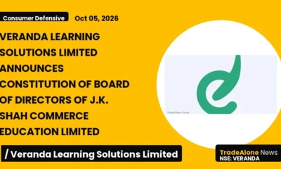 Veranda Learning Solutions Limited Veranda Board of Directors J.K. Shah Commerce Education October 2026
