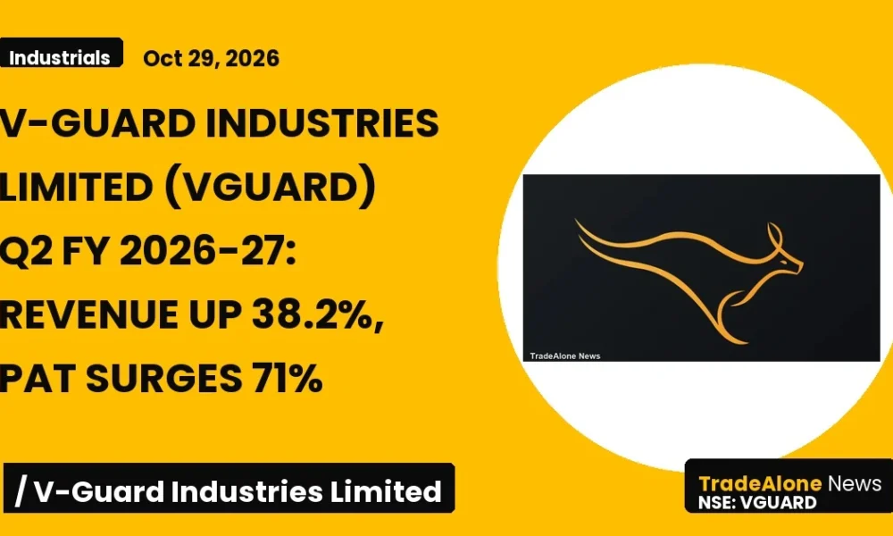 V-guard Industries Limited Vguard Q2 Fy26-27 Results