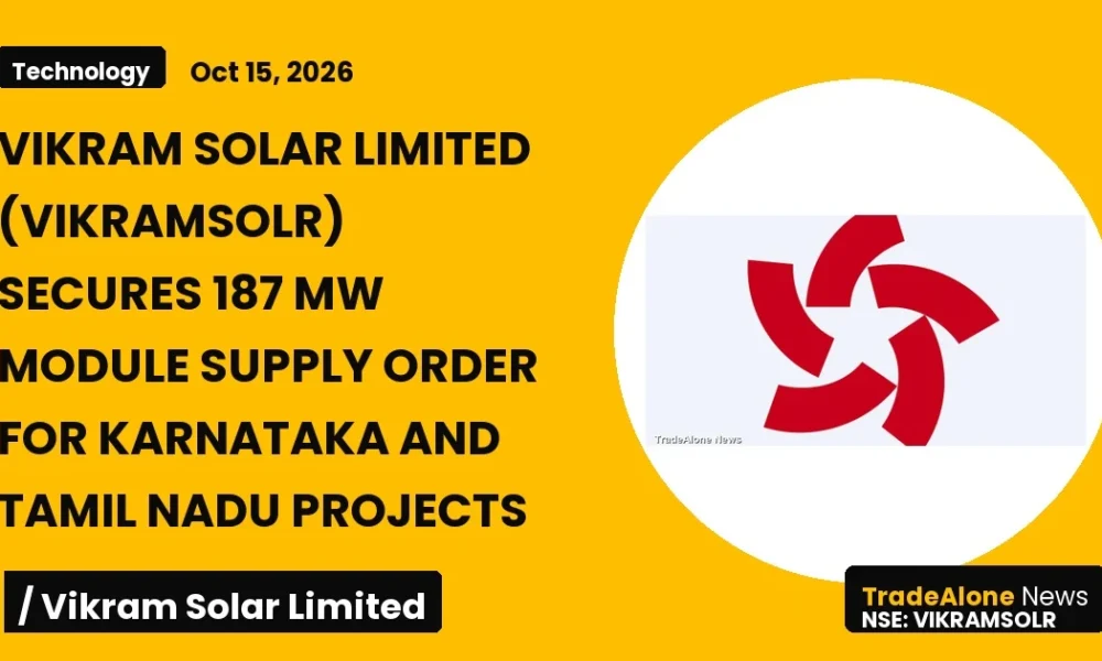 Vikram Solar Limited Vikramsolr 187 MW Order October 2026