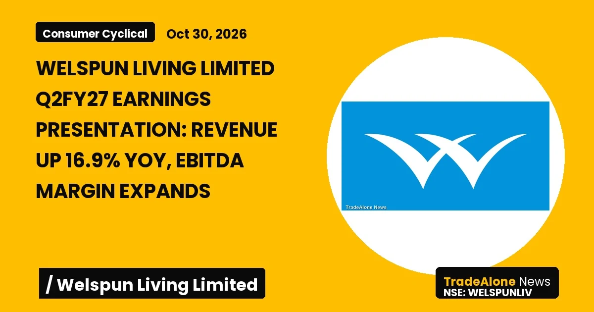 Welspun Living Limited Welspunliv Q2fy27 Results