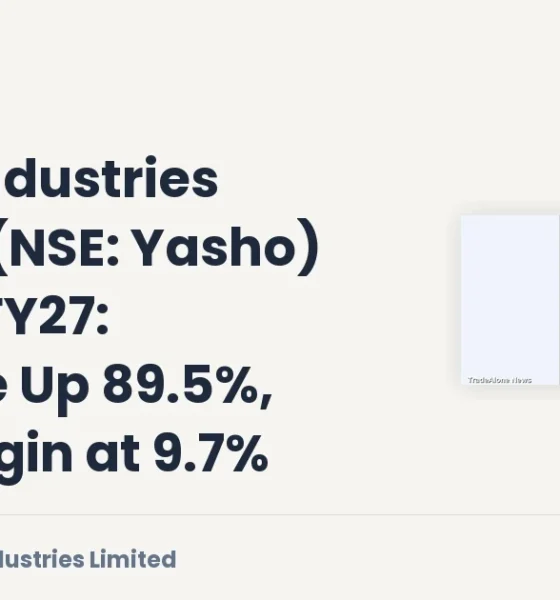 Yasho Industries Limited NSE YASHO Q2 FY27 Results