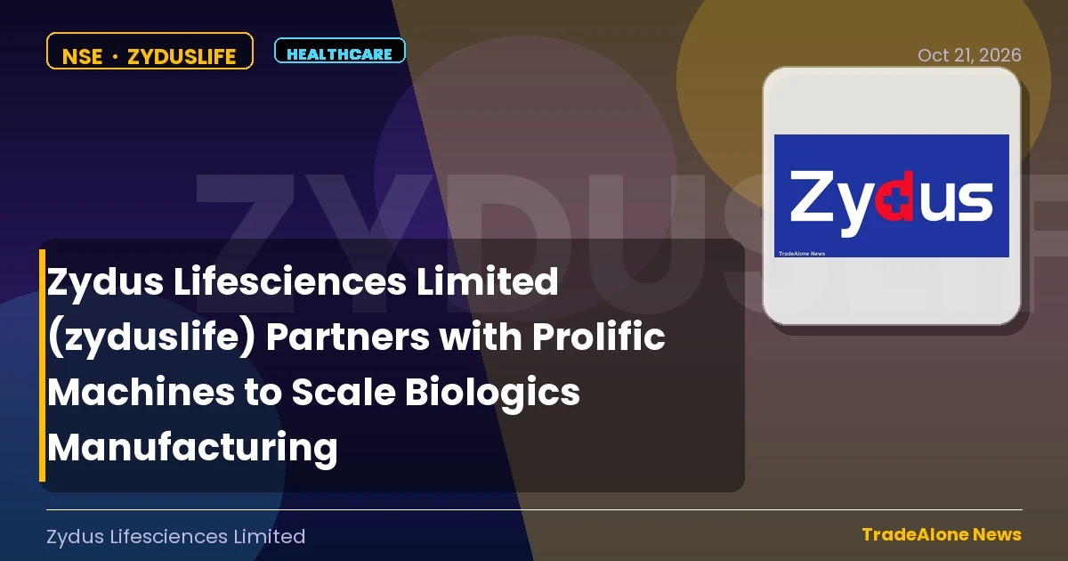 Zydus Lifesciences Limited Zyduslife October Partnership